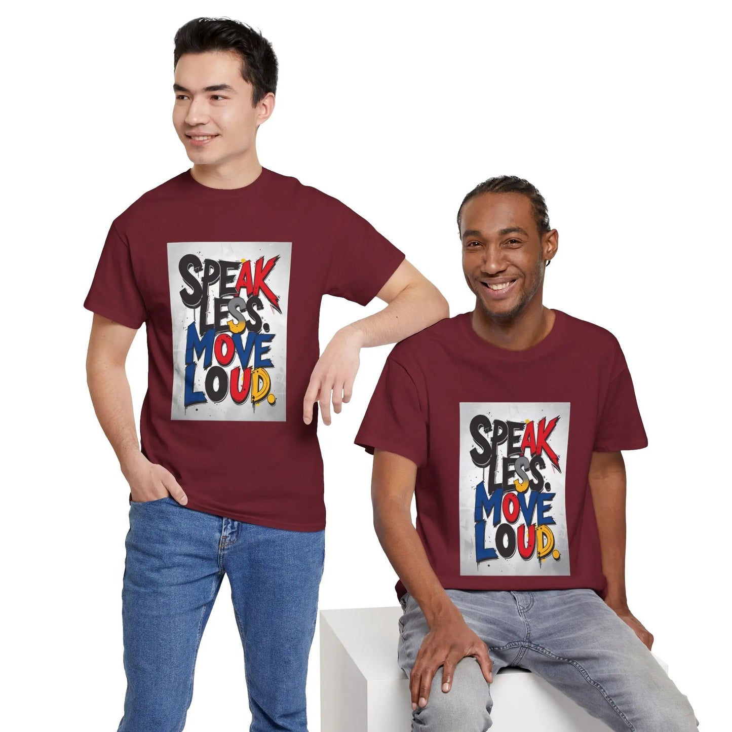 Speak Less - Heavy Cotton Tee Printify