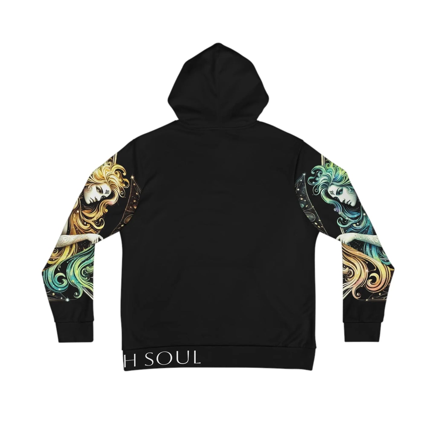 Gemini Black Hoodie Printify