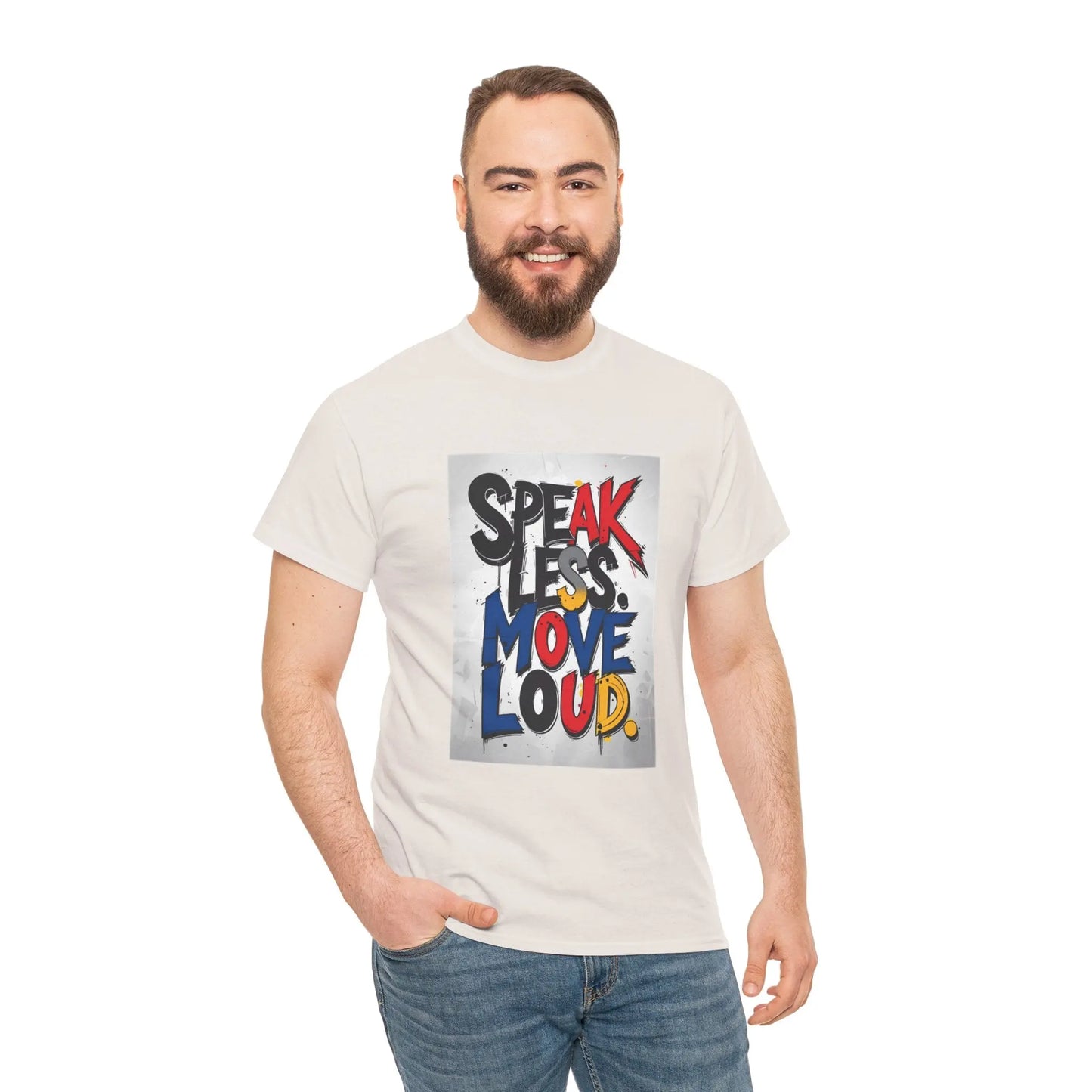 Speak Less - Heavy Cotton Tee Printify