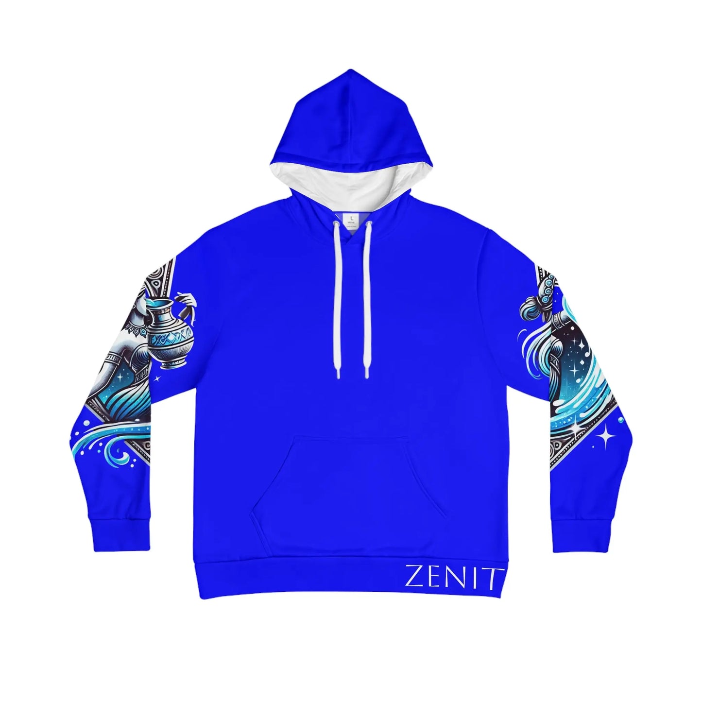 Aquarius Blue Hoodie Printify