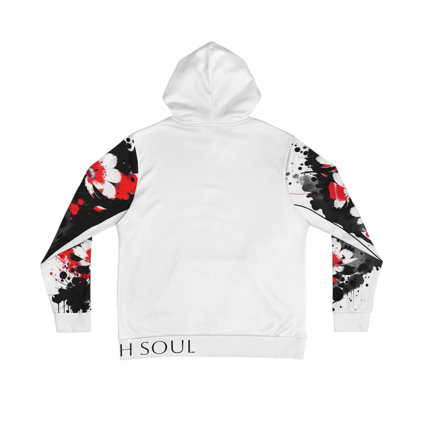 Root Chakra Flower White Hoodie Printify