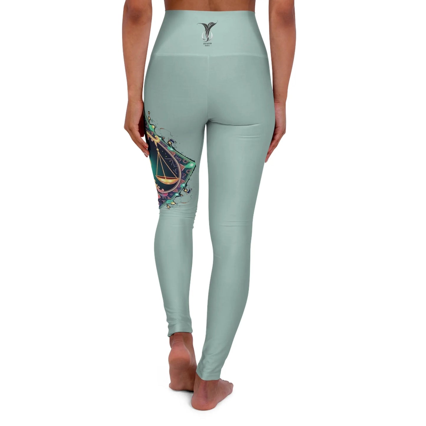 Libra Opal High Waisted Yoga Leggings (AOP) Printify