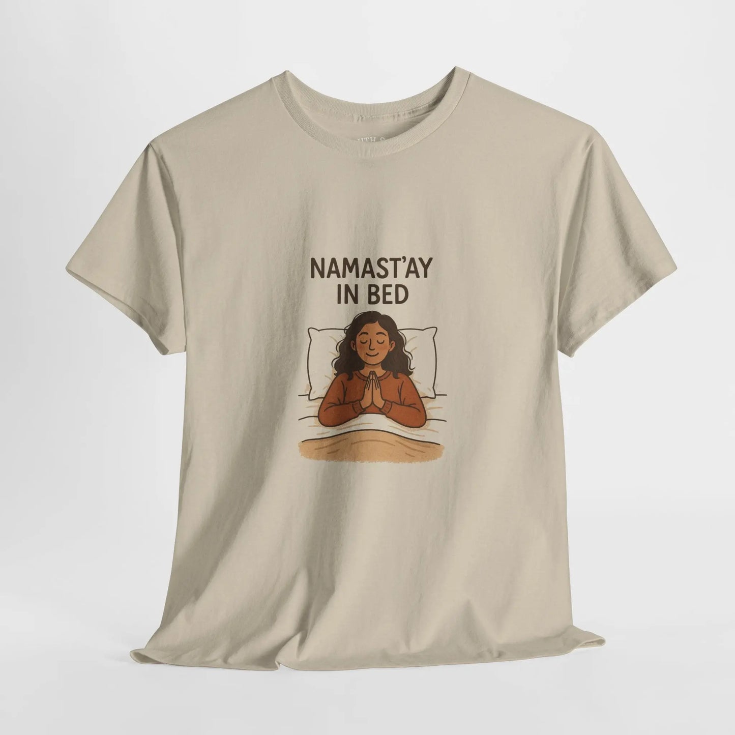 Namast'ay in Bed T-Shirt Printify