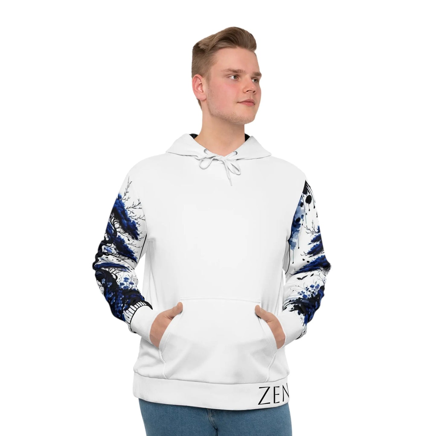 3rd Eye Chakra Tree White Hoodie Printify