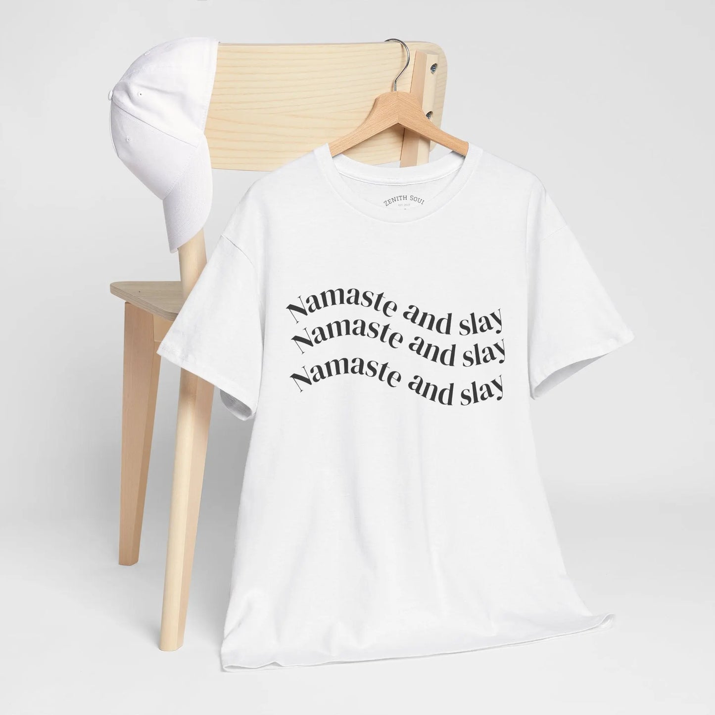 Namaste and Slay T-Shirt Printify