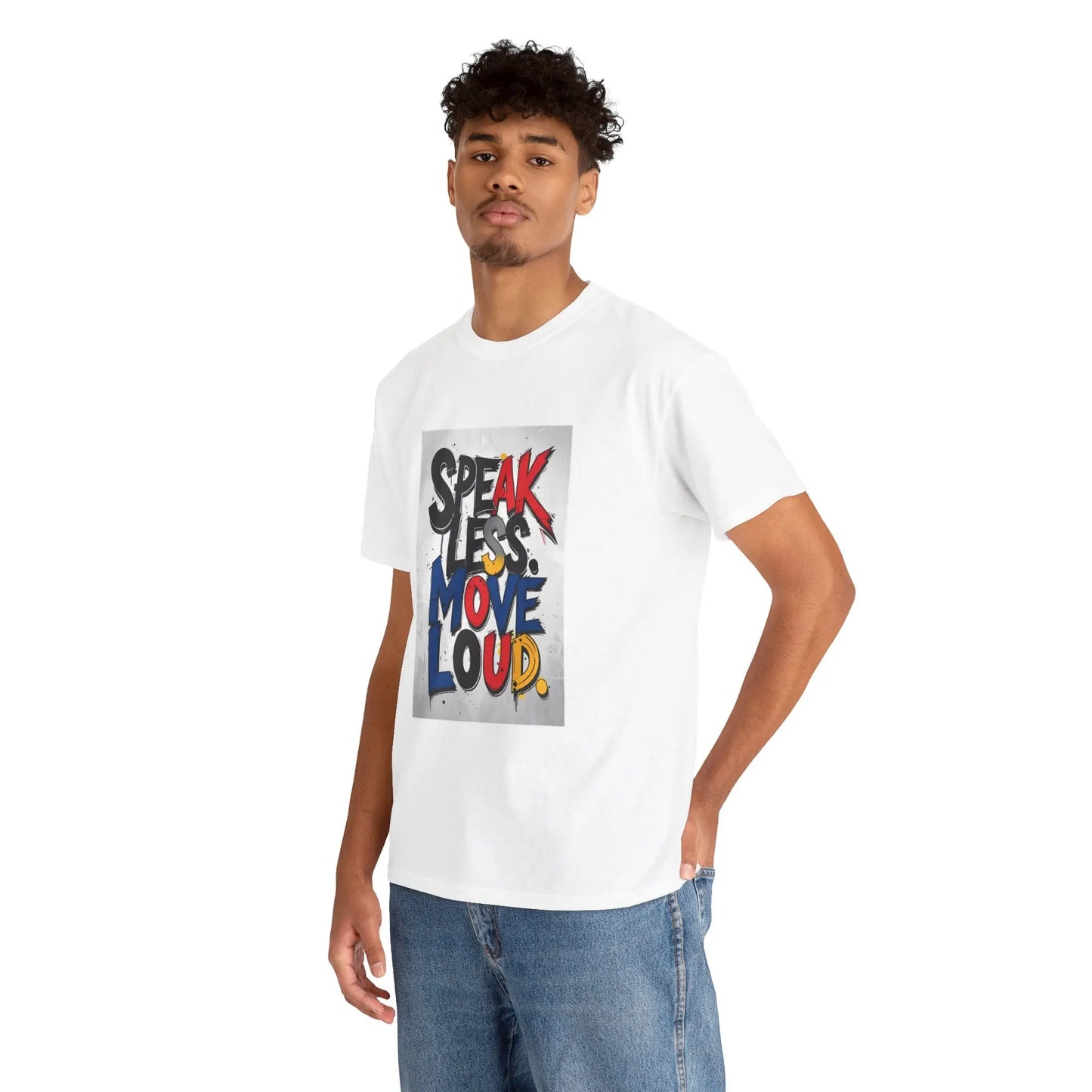 Speak Less - Heavy Cotton Tee Printify