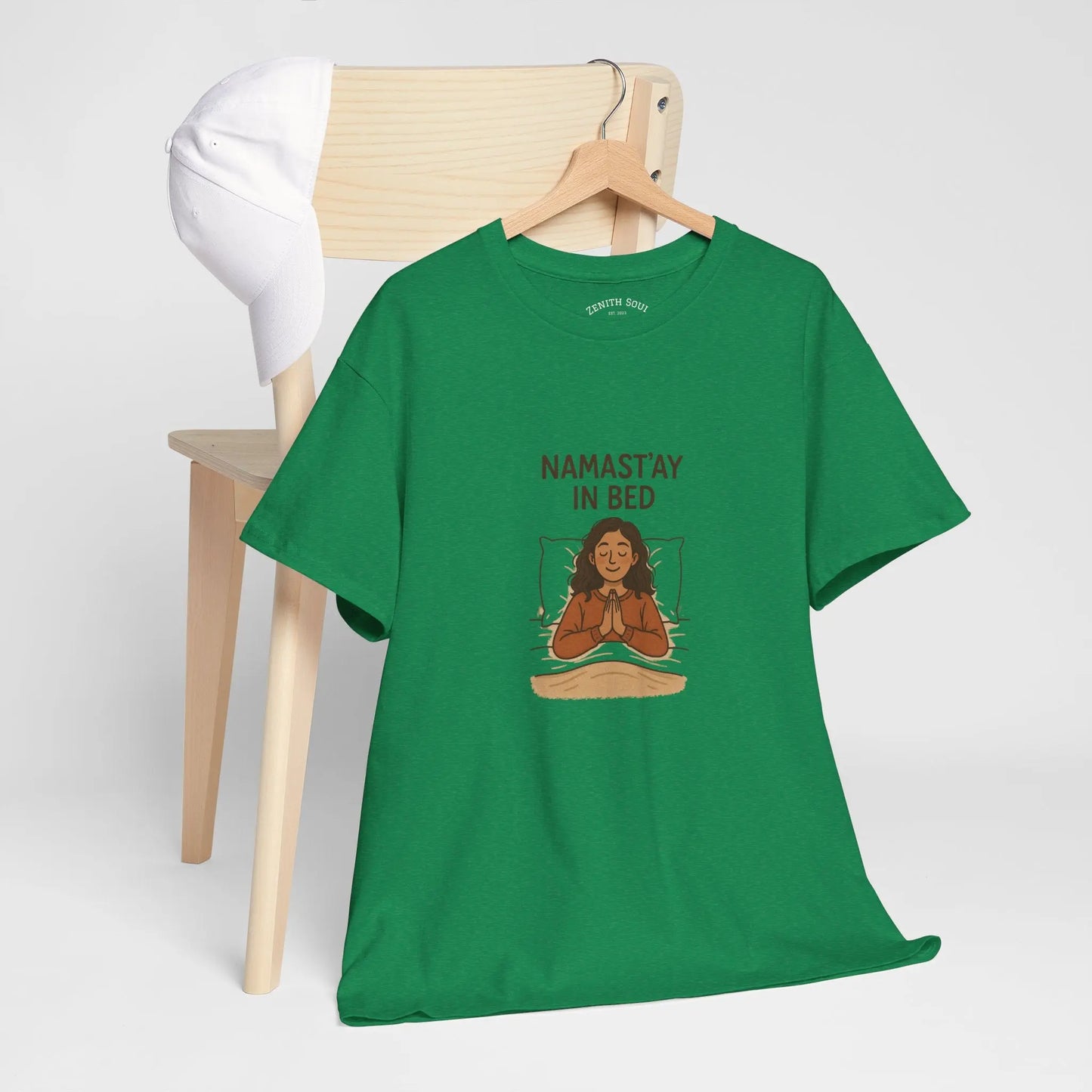 Namast'ay in Bed T-Shirt Printify