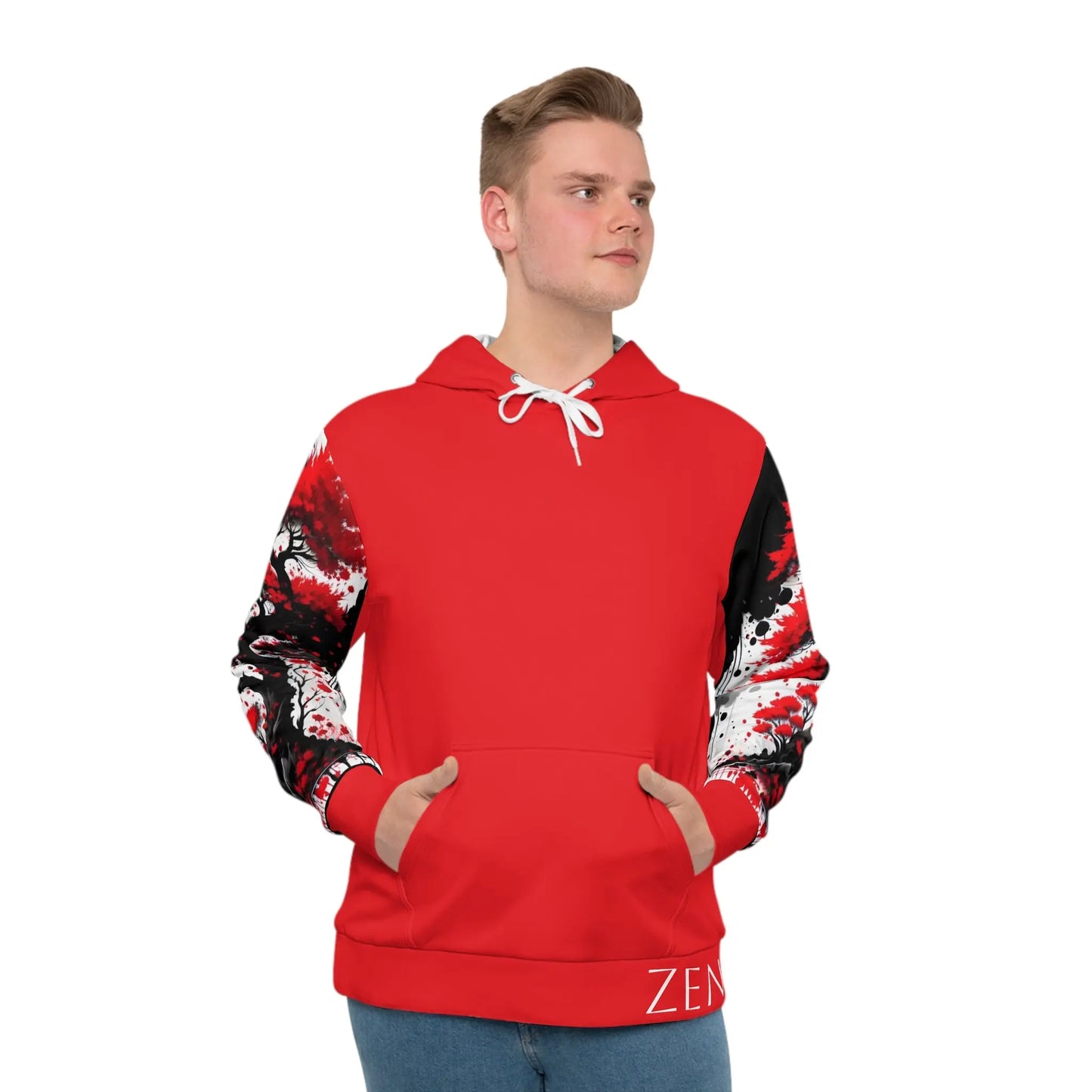 Root Chakra Red Hoodie Printify
