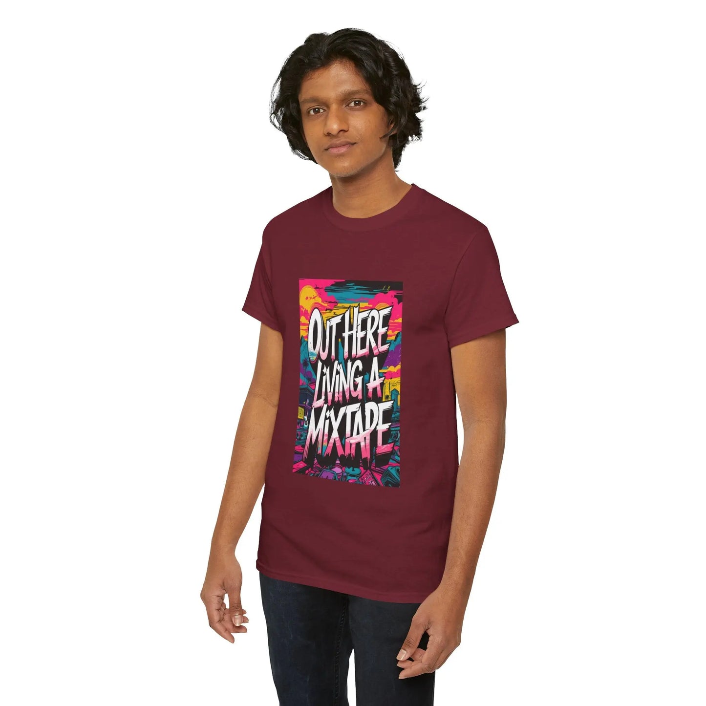 Out Here - Heavy Cotton Tee Printify