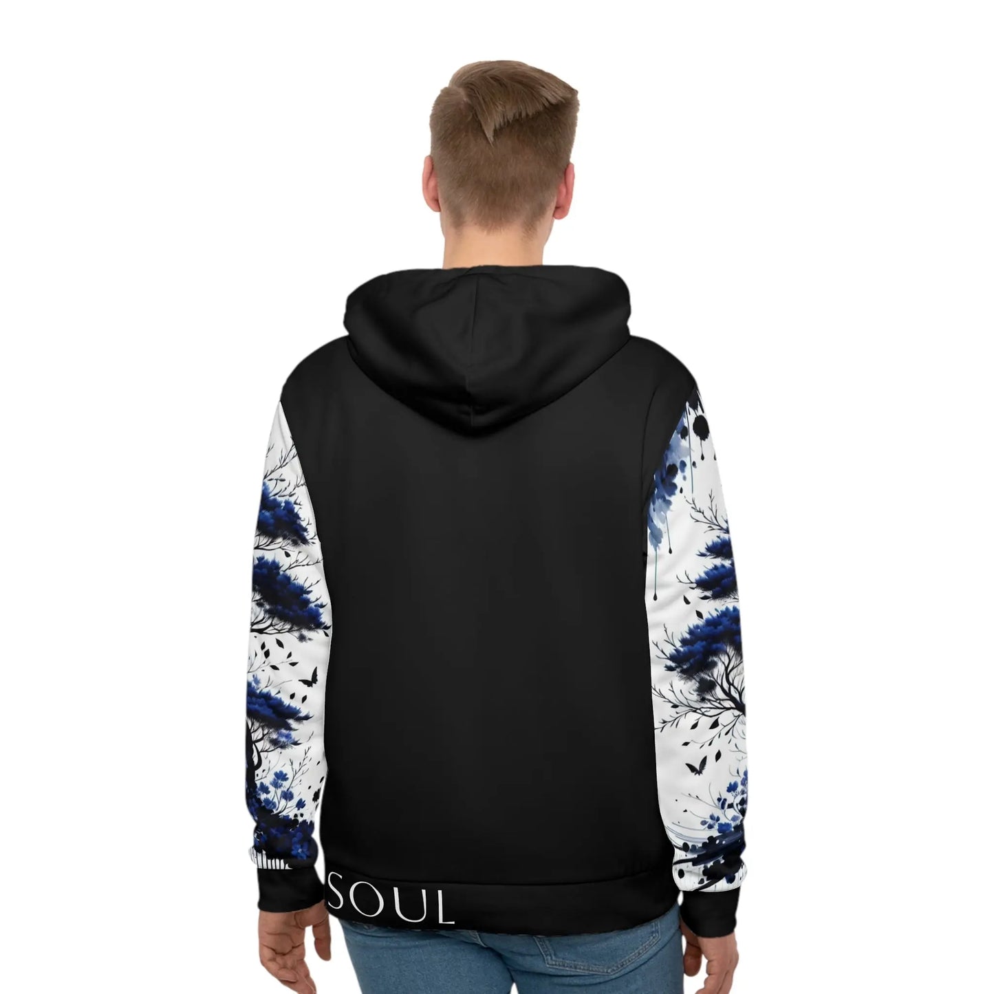 3rd Eye Chakra Tree Black Hoodie Printify