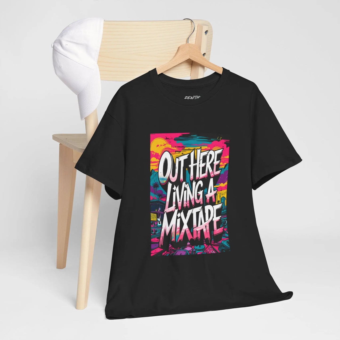 Out Here - Heavy Cotton Tee Printify