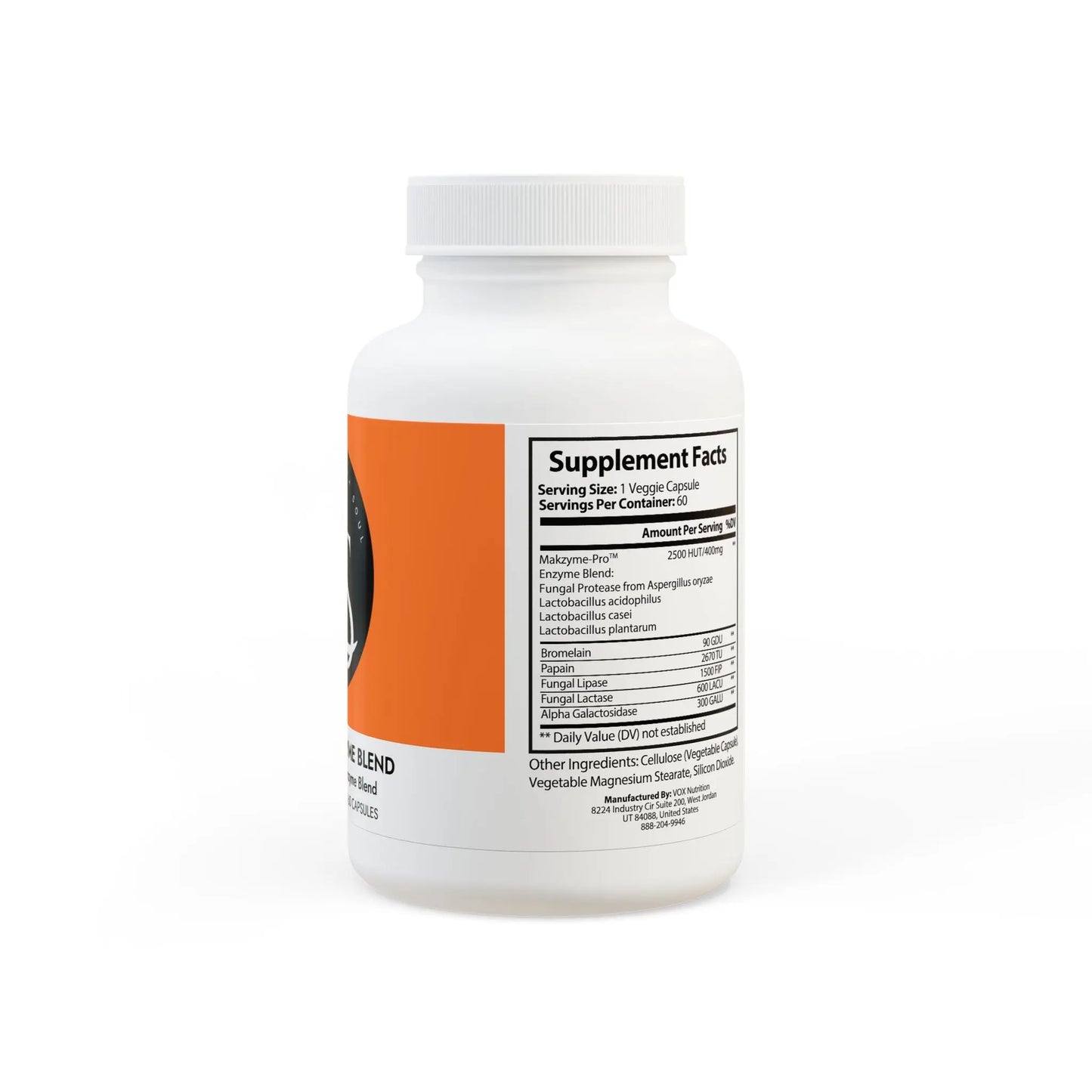 Digestive Enzyme Blend Supplement (60 Capsules) Printify