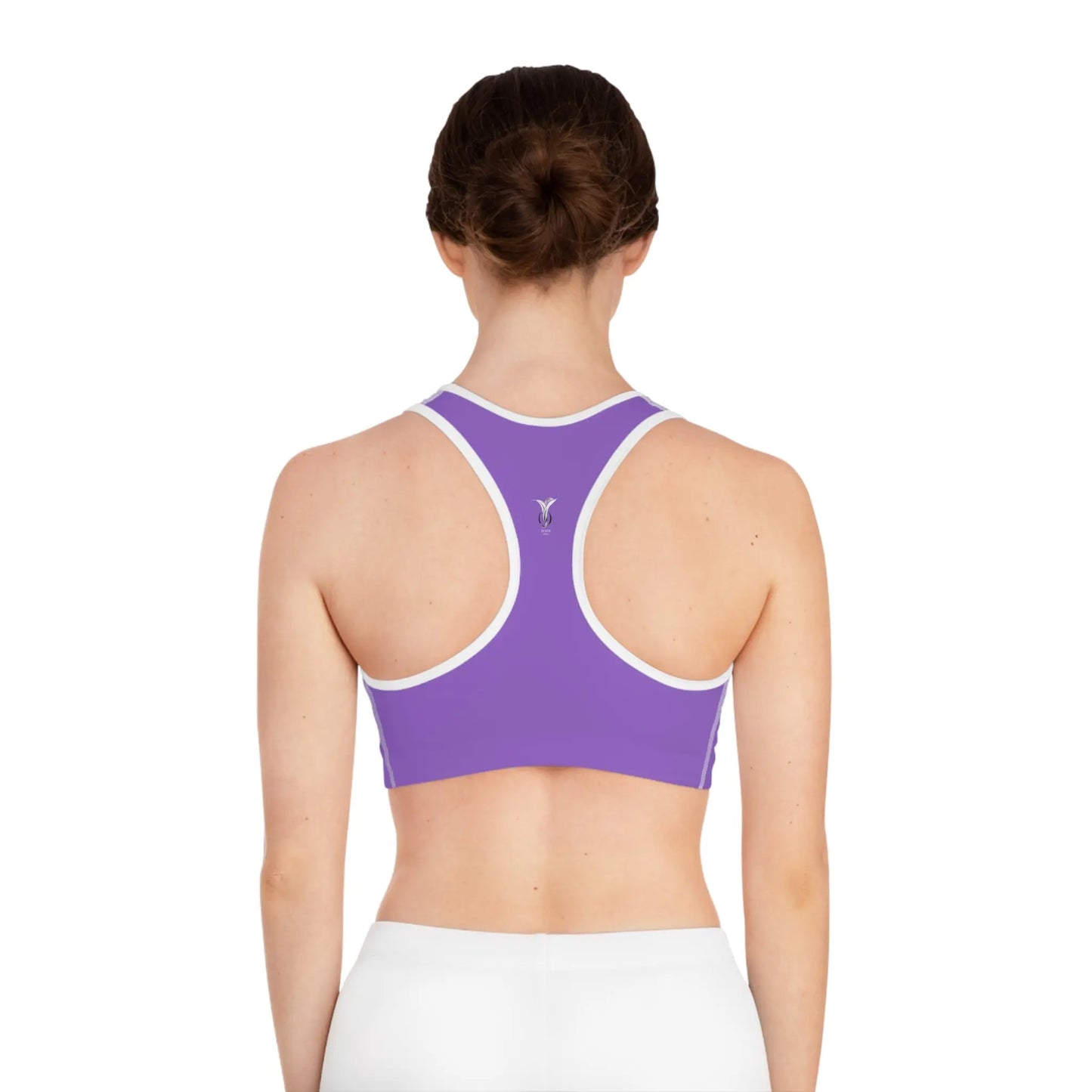 Aquarius Amethyst Sports Bra (AOP) Printify