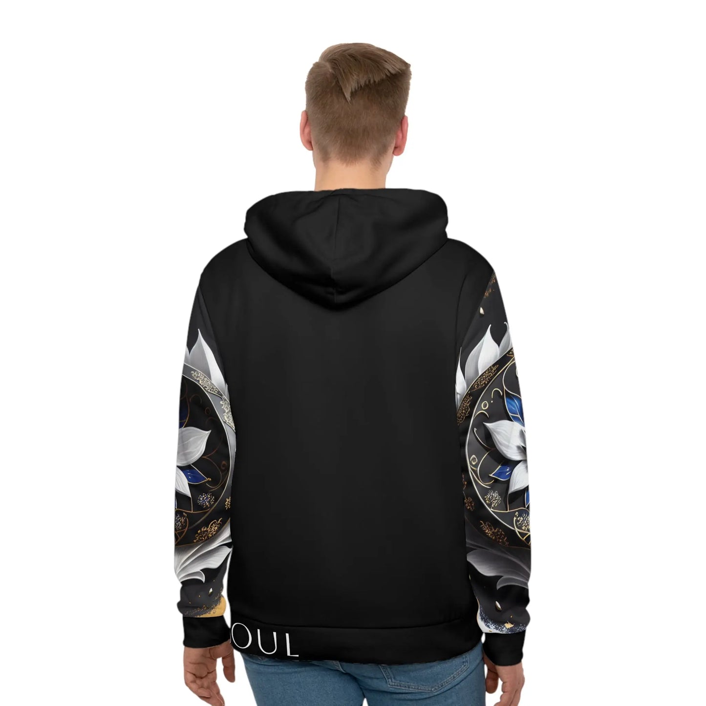 Divine Bloom (Black) Hoodie Printify
