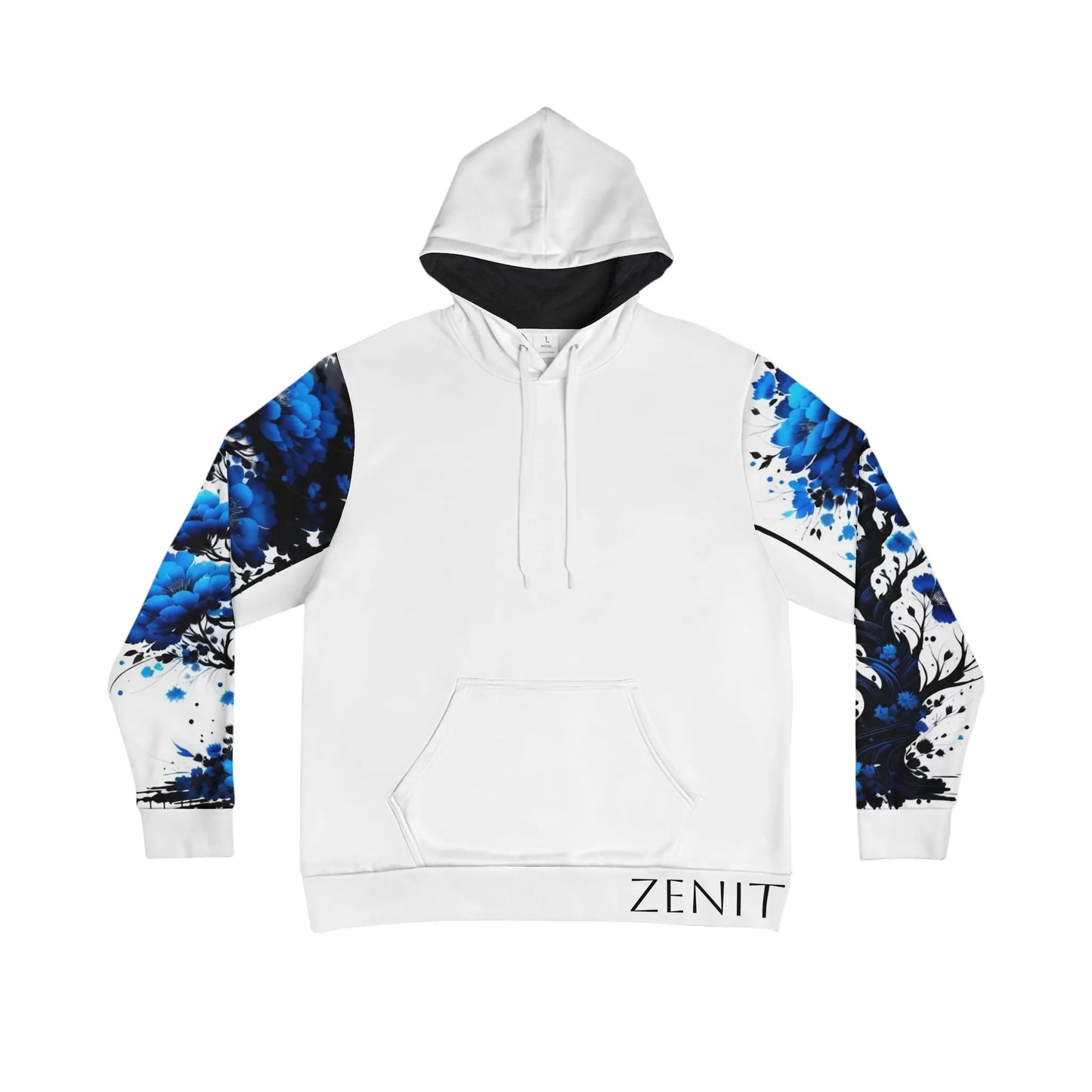 Throat Chakra Tree White Hoodie Printify