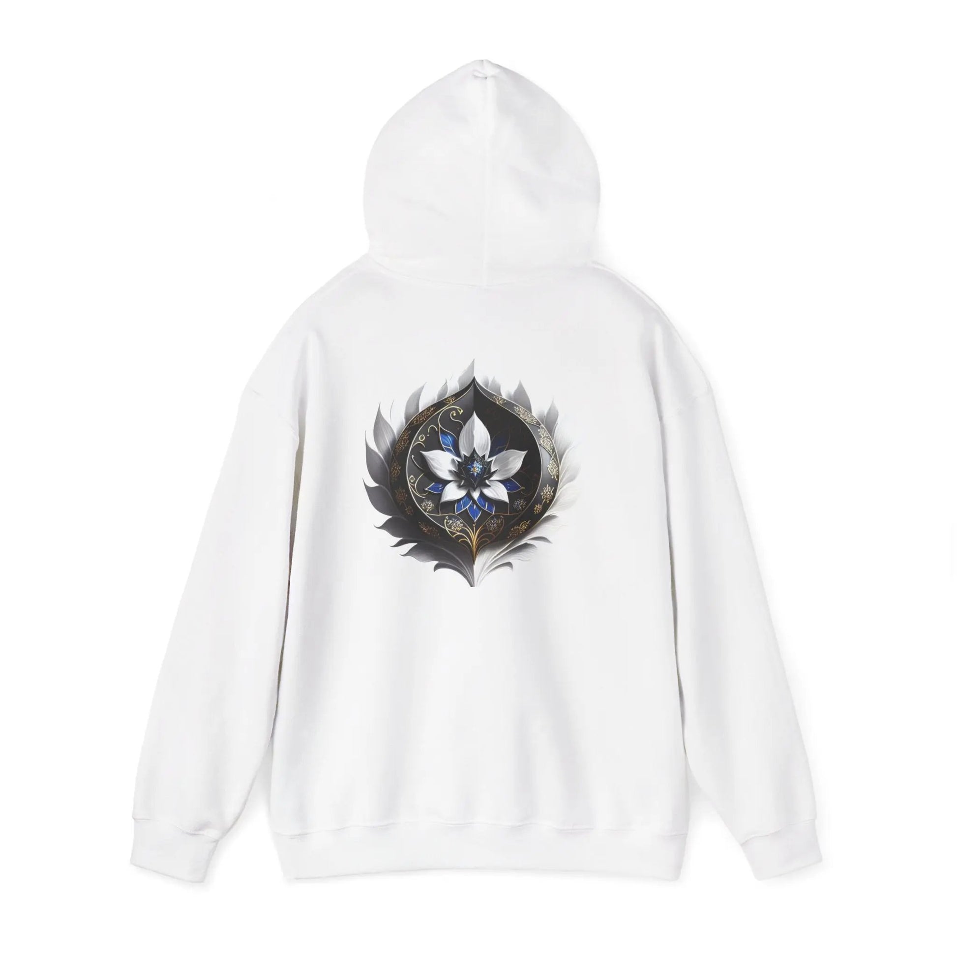 Divine Bloom Everyday Hooded Sweatshirt Printify