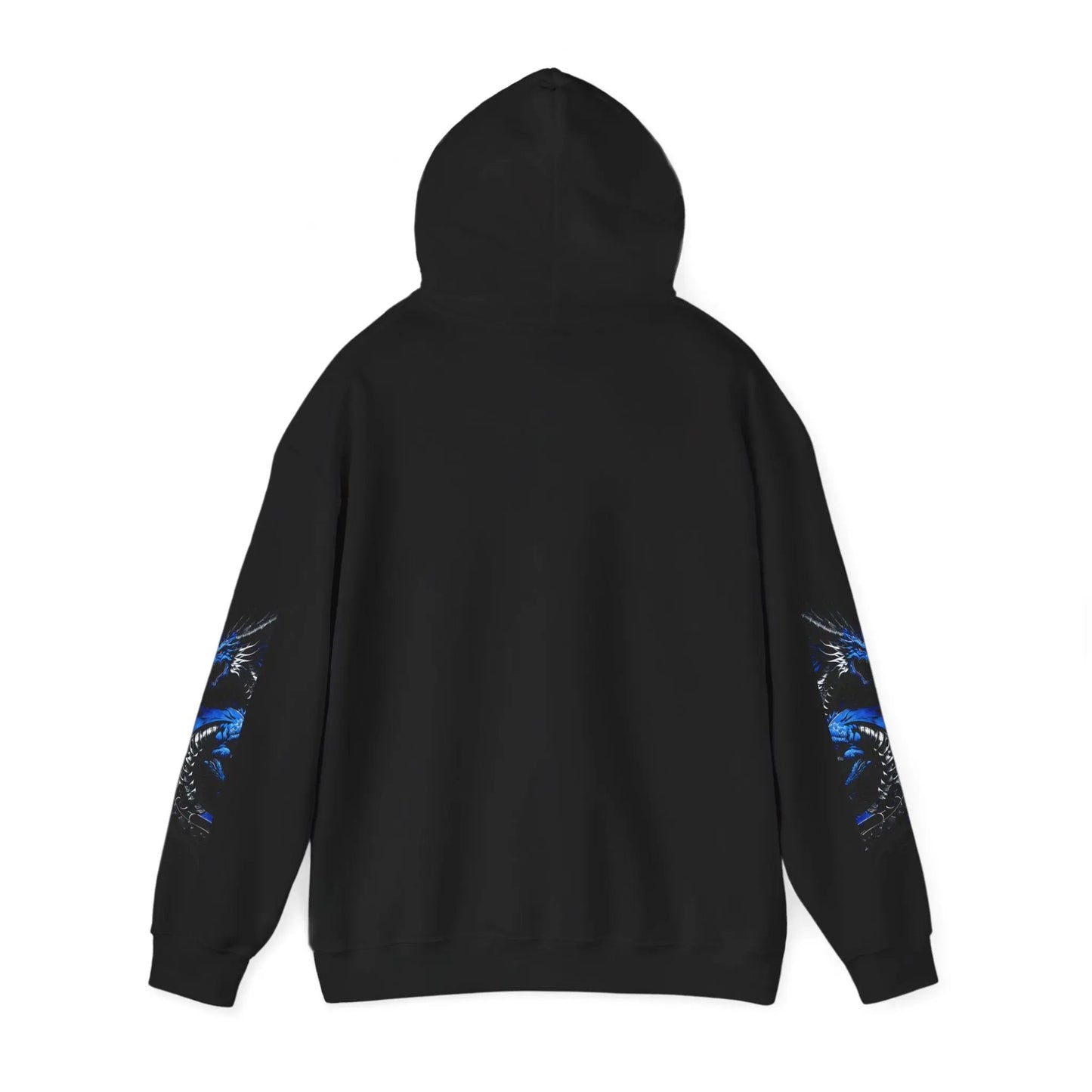Blue Dragon Hooded Sweatshirt Printify