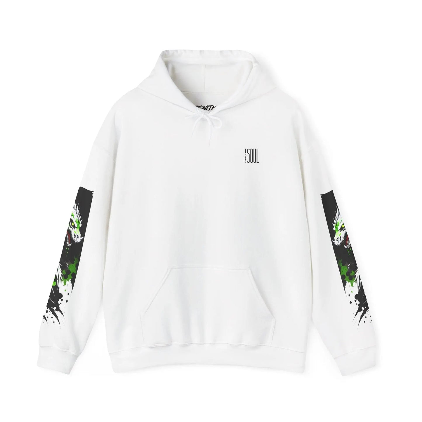 Green Dragon Hooded Sweatshirt Printify