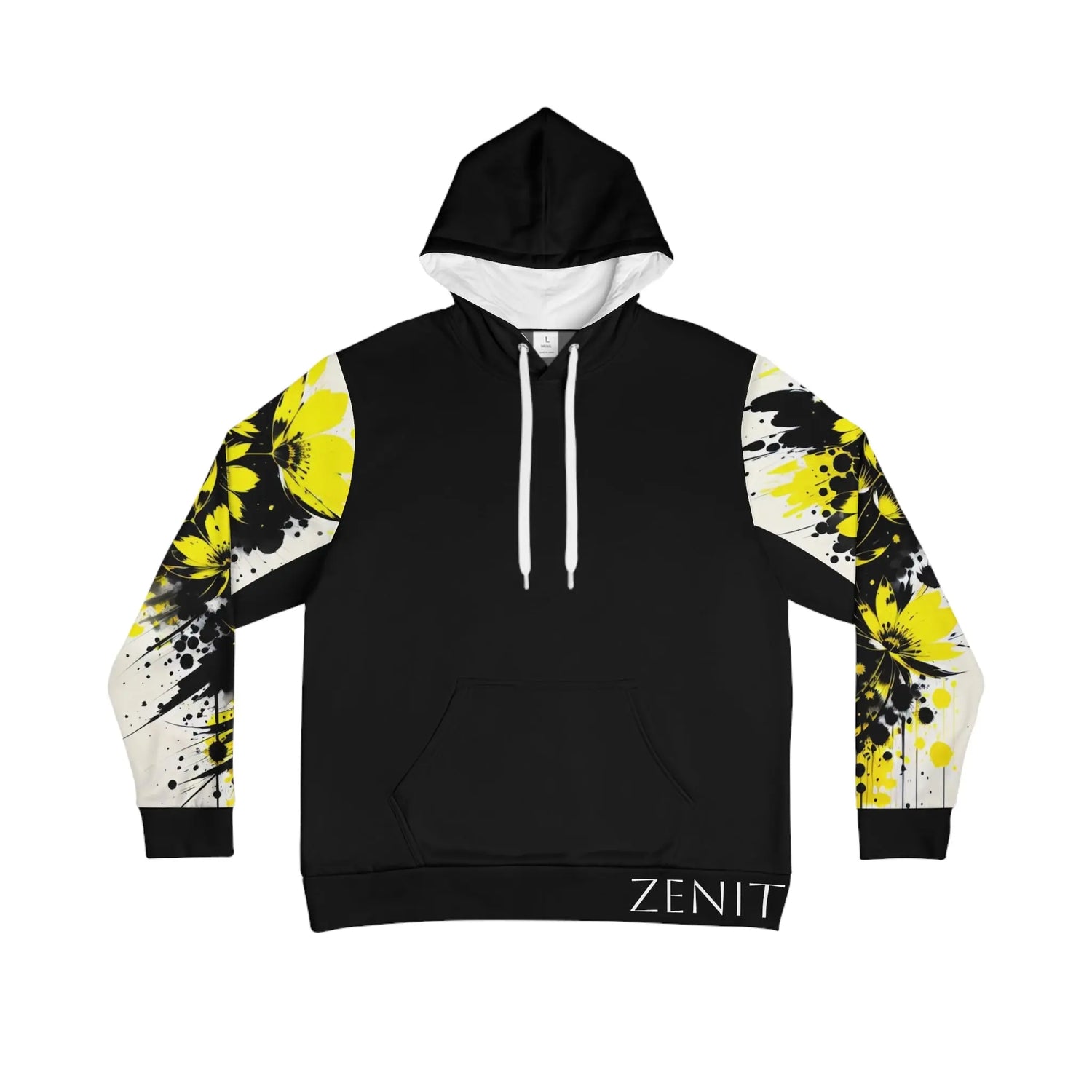Solar Plexus Chakra Black Hoodie Printify