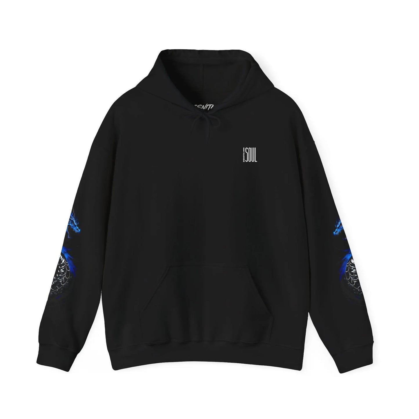 Blue Dragon Hooded Sweatshirt Printify