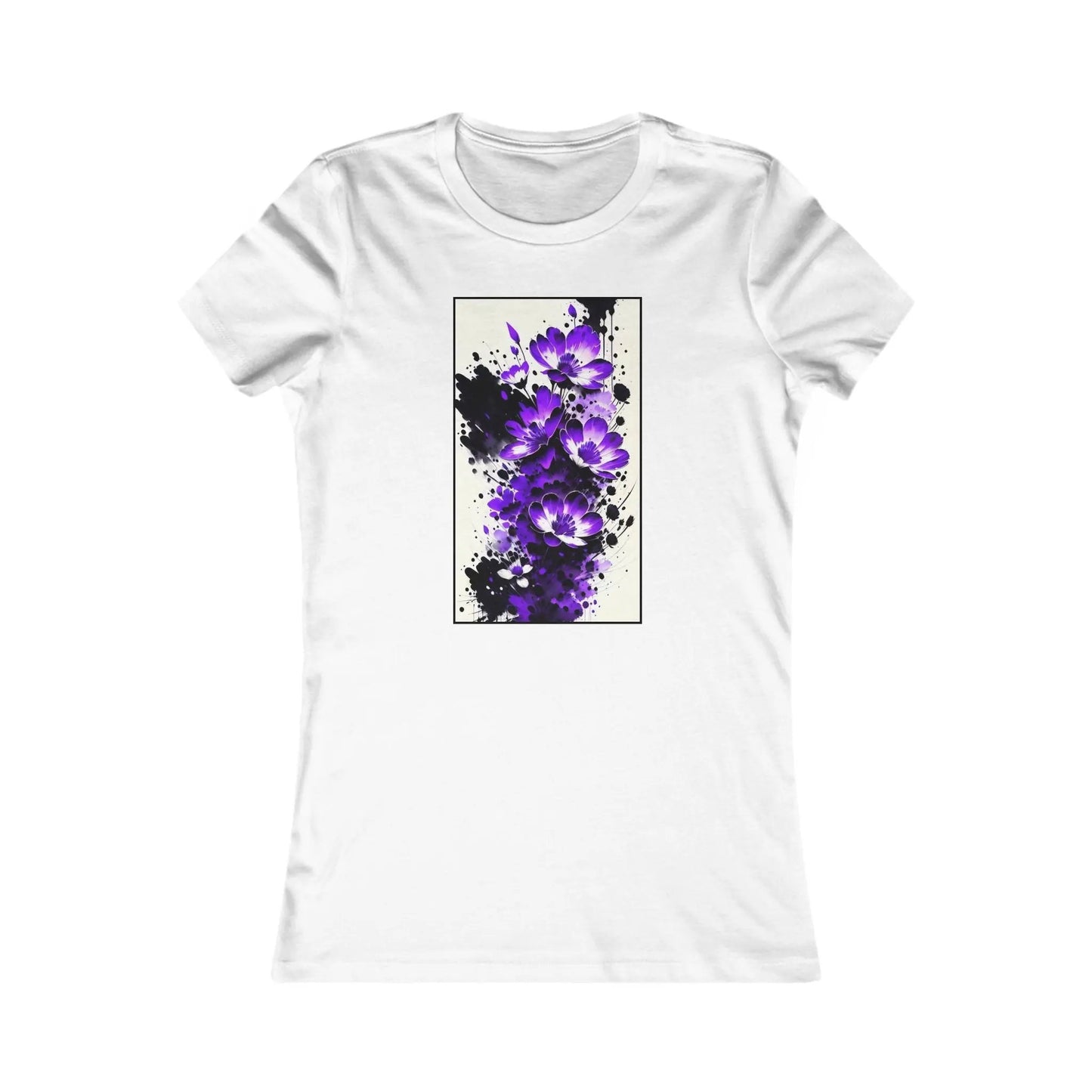 Crown Chakra Violet Bloom Women's Favorite Tee Printify