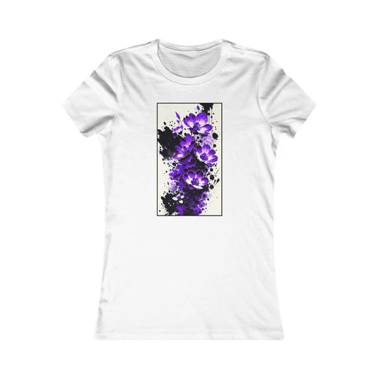Crown Chakra Violet Bloom Women's Favorite Tee Printify