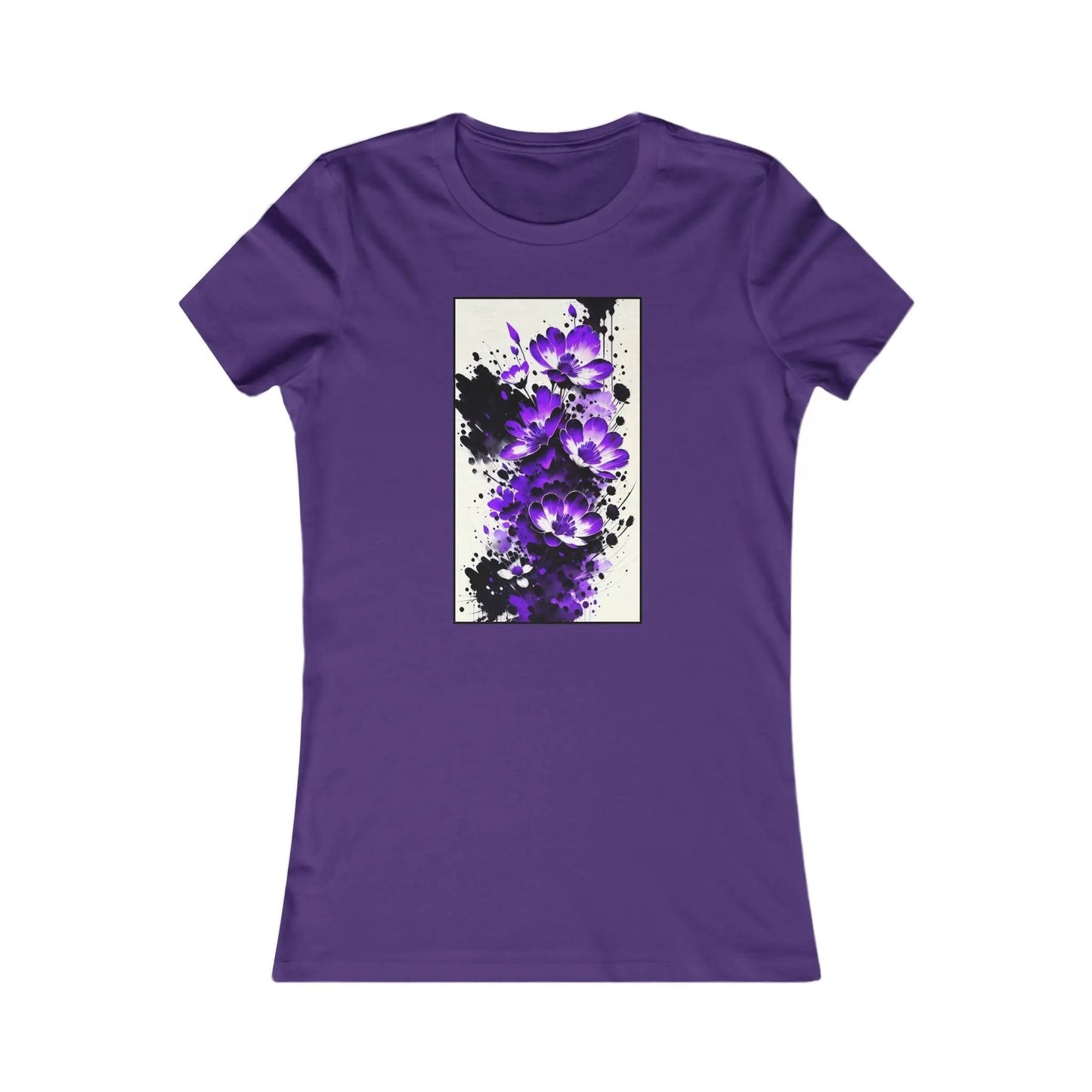 Crown Chakra Violet Bloom Women's Favorite Tee Printify