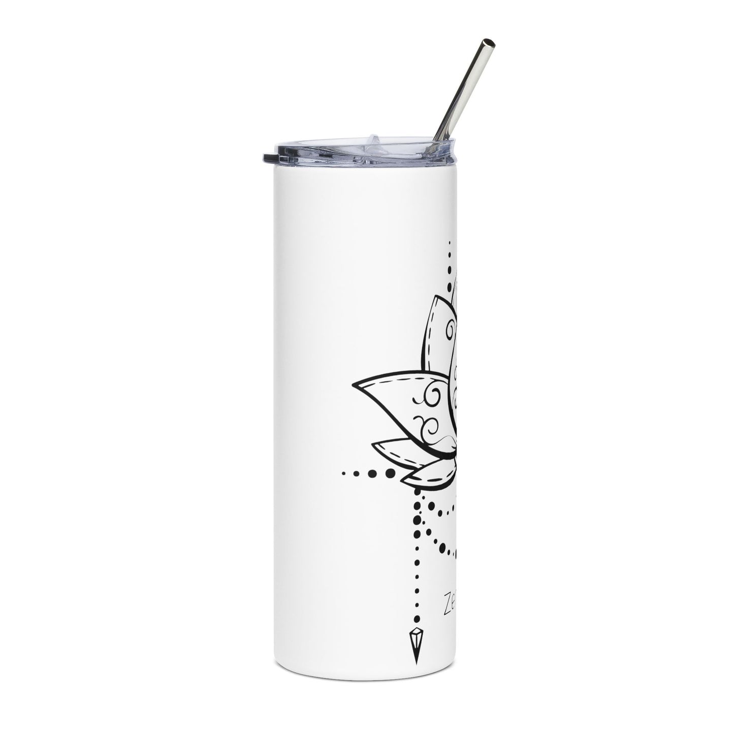 Bloom & Flow Lotus Stainless Steel Tumbler, 20oz 