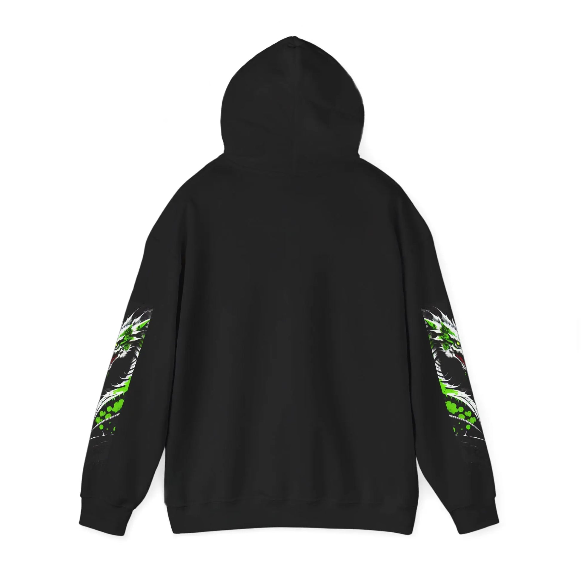 Green Dragon Hooded Sweatshirt Printify