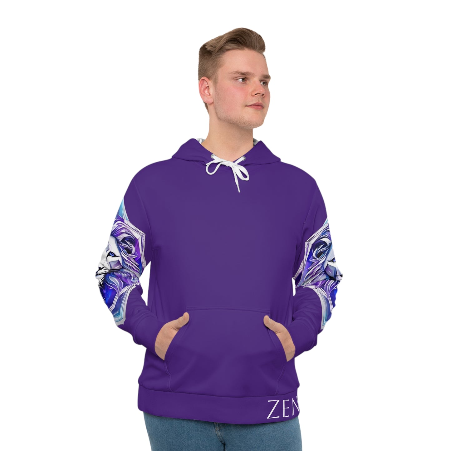 Leo Purple Hoodie