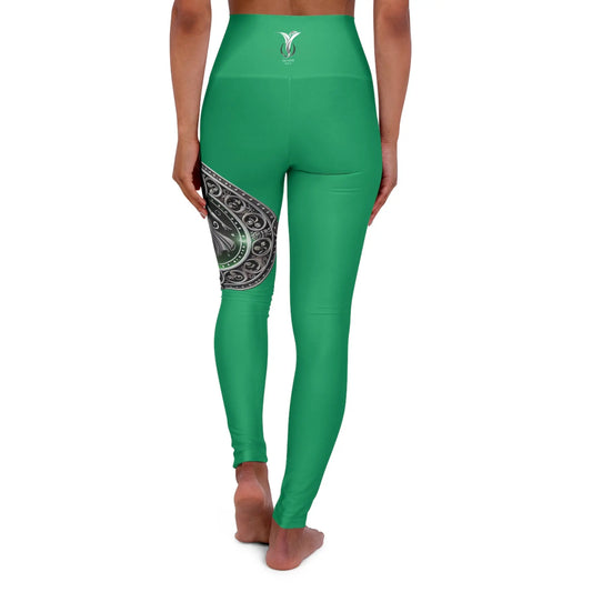 Virgo Jade High Waisted Yoga Leggings (AOP) Printify