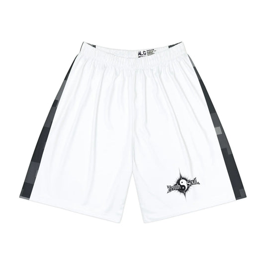 Camo Men’s Sports Shorts White (AOP) Printify