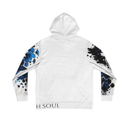 Throat Chakra White Hoodie