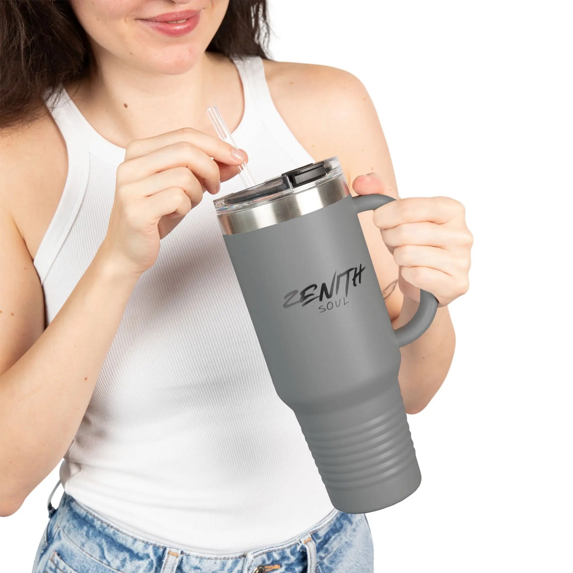 Zenith Soul Insulated Travel Mug, 40oz Printify