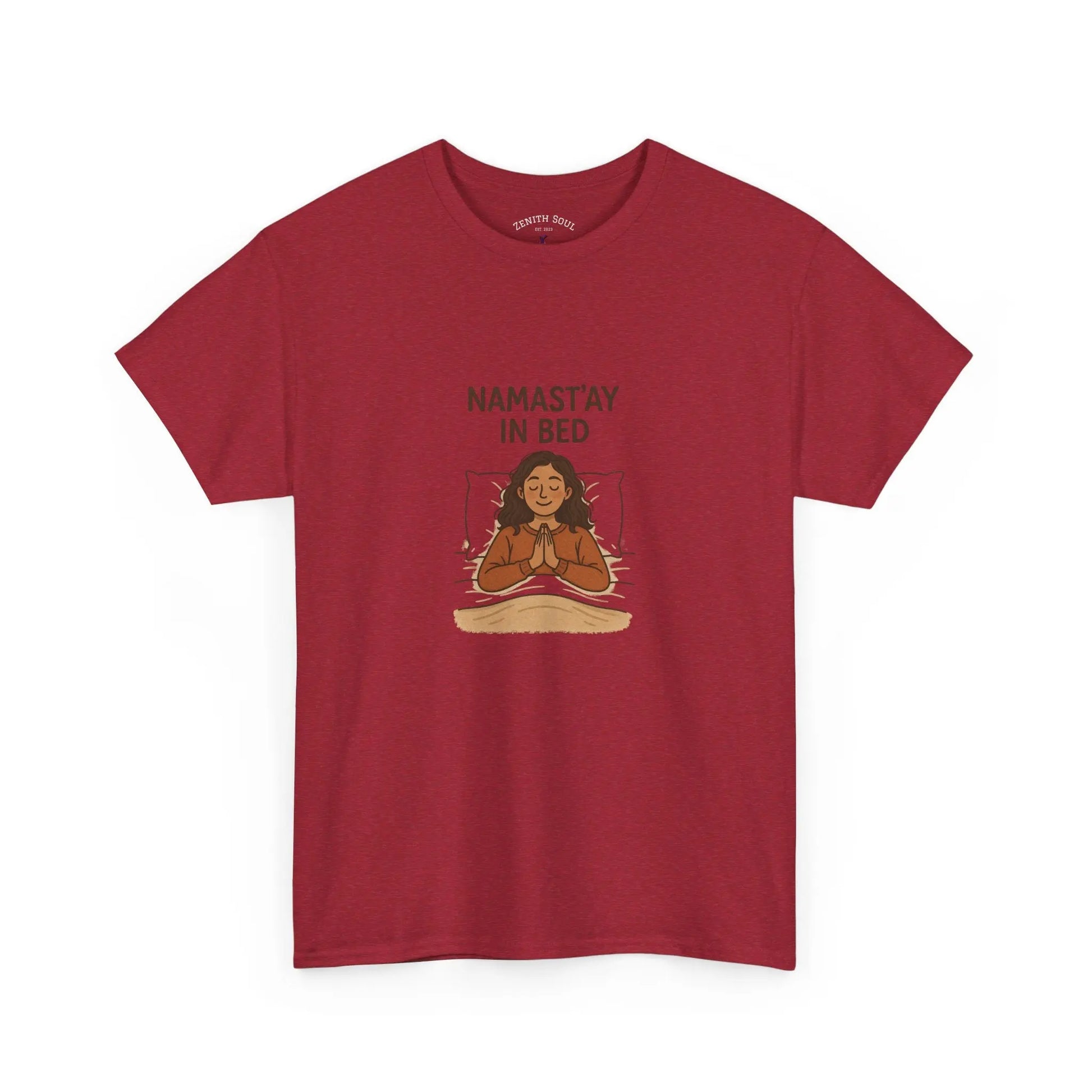 Namast'ay in Bed T-Shirt Printify