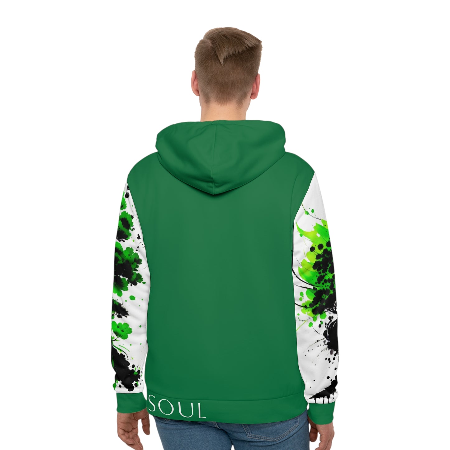 Heart Chakra Tree Green Hoodie