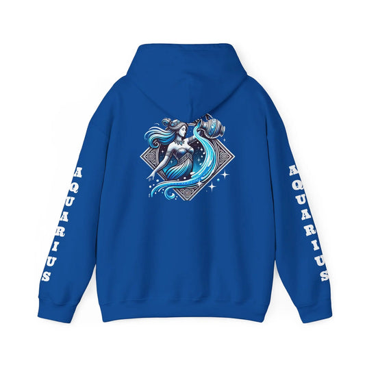 Aquarius Energy Everyday Hooded Sweatshirt Printify