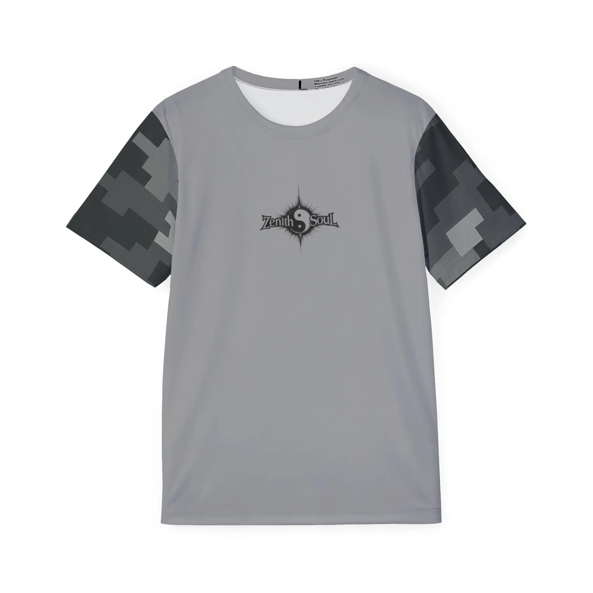 Camo Men's Sports Jersey Gray (AOP) Printify