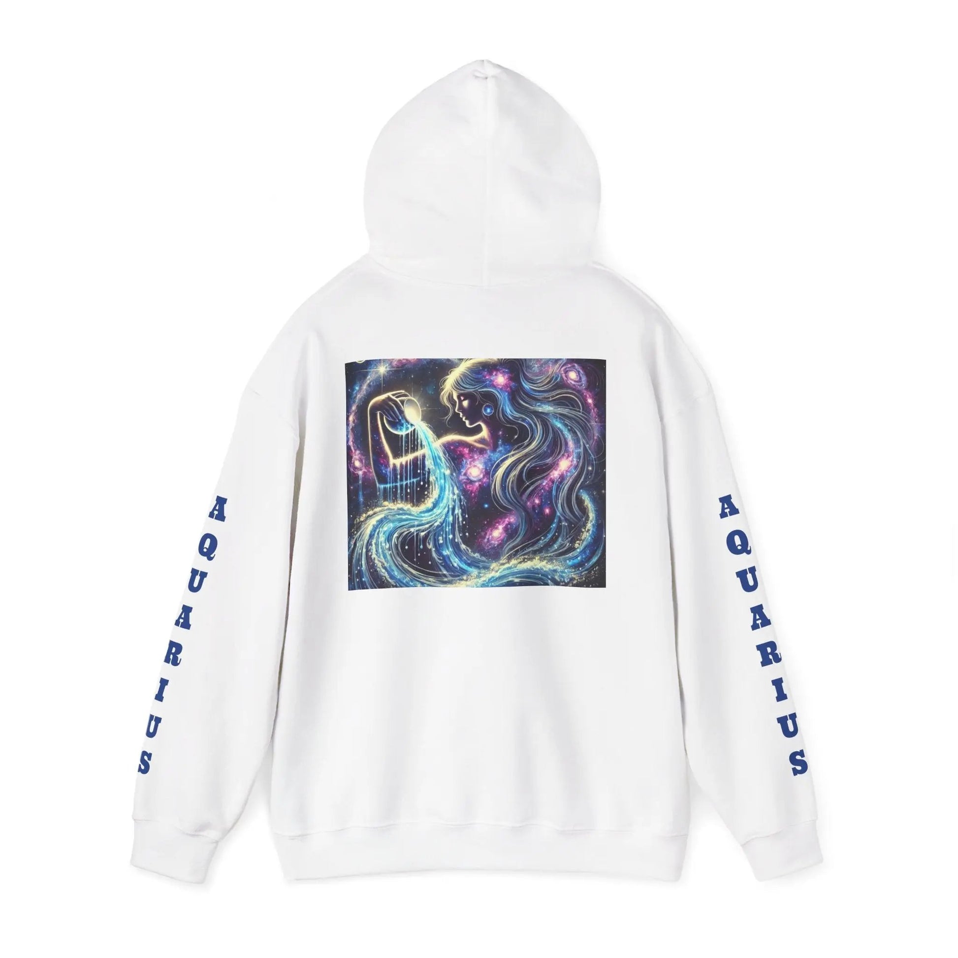 Aquarius Energy Everyday Hooded Sweatshirt Printify