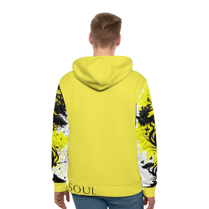 Solar Plexus Chakra Tree Yellow Hoodie