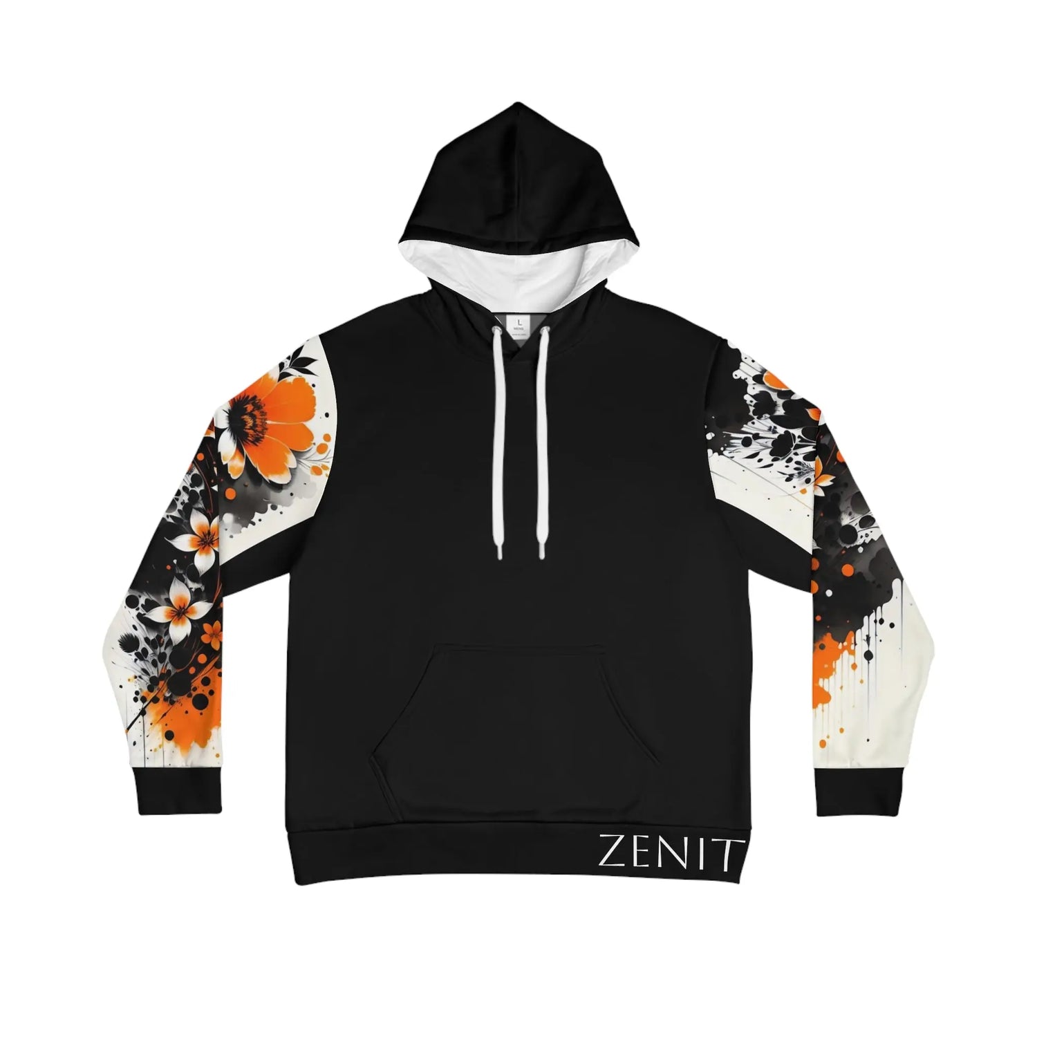 Sacral Chakra Black Hoodie Printify