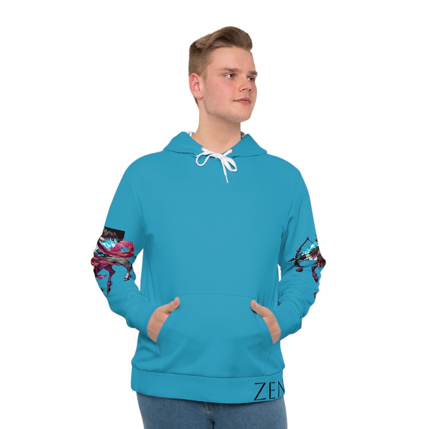 Sagittarius Turquoise Hoodie