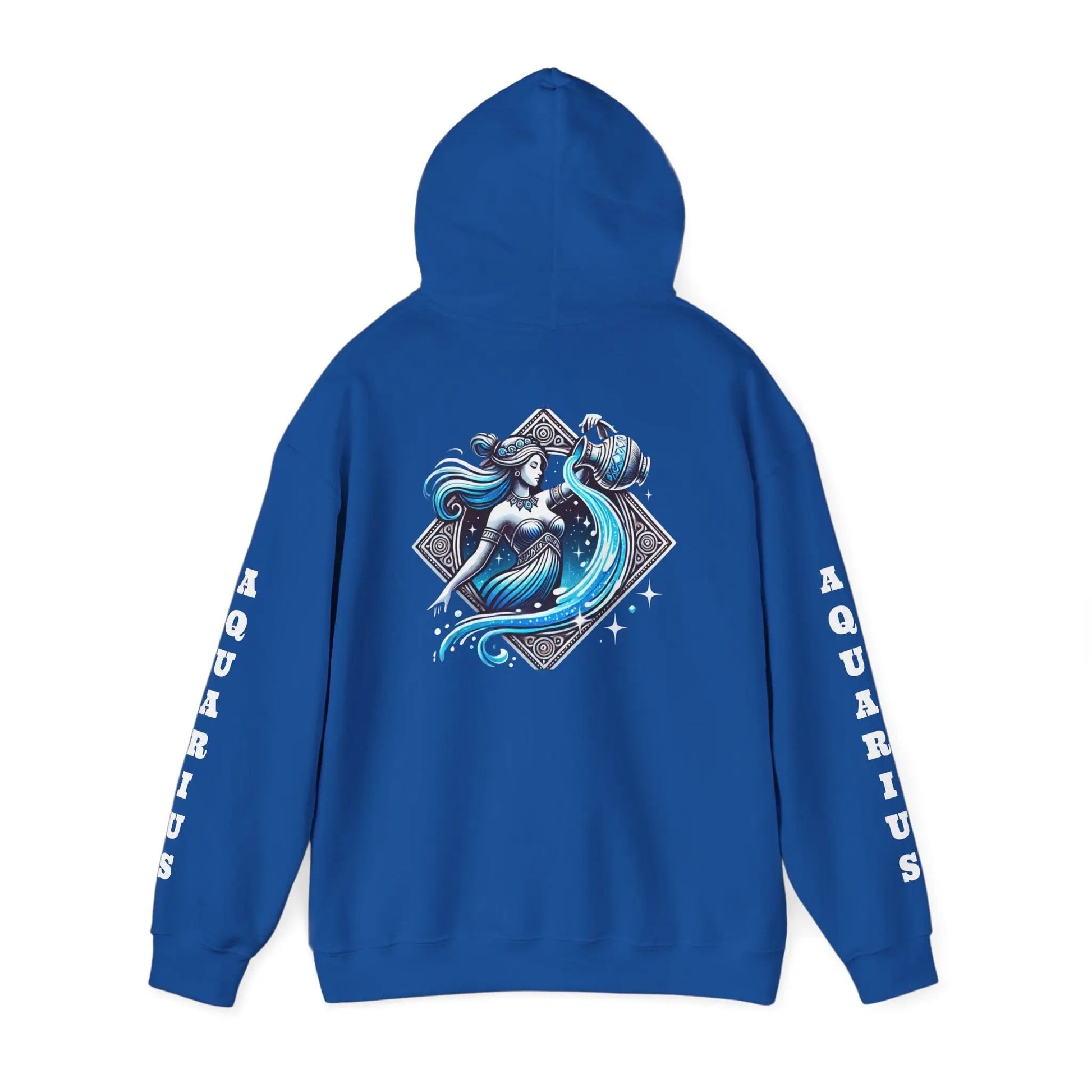 Aquarius Energy Everyday Hooded Sweatshirt Printify