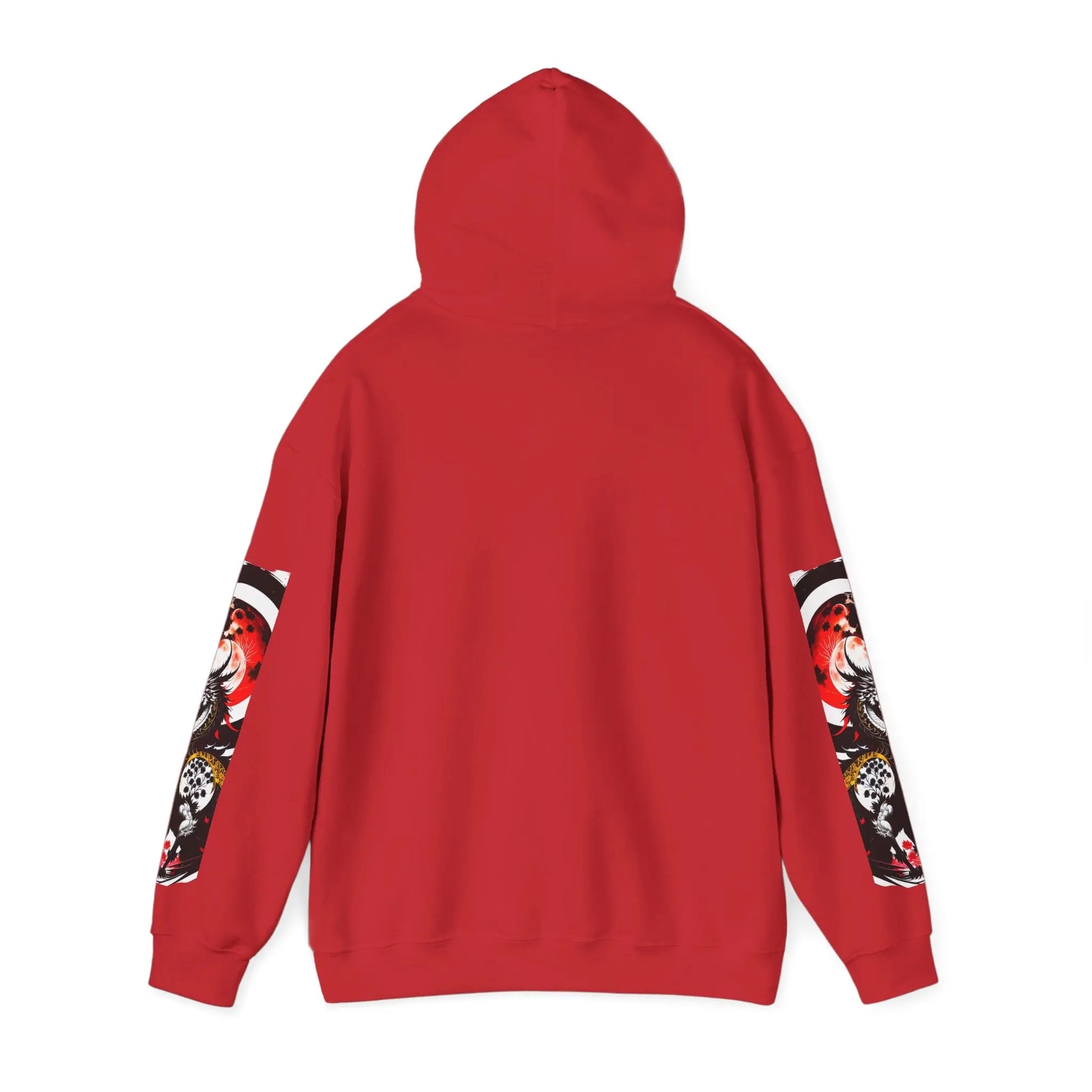 Red Dragon Hooded Sweatshirt Printify