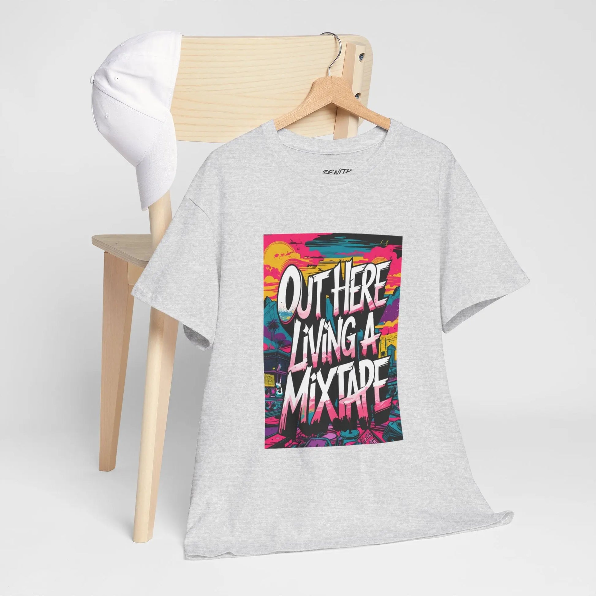 Out Here - Heavy Cotton Tee Printify
