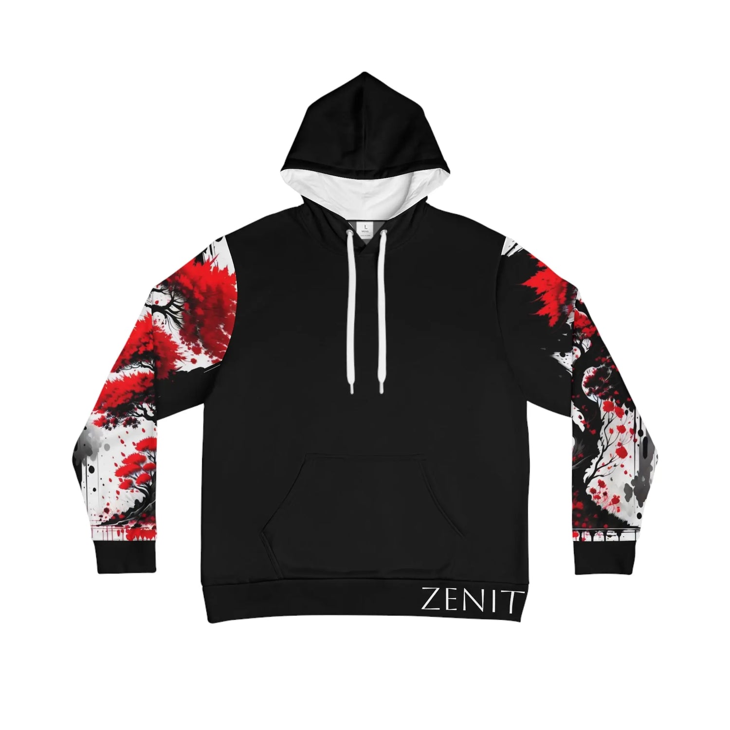 Root Chakra Black Hoodie Printify