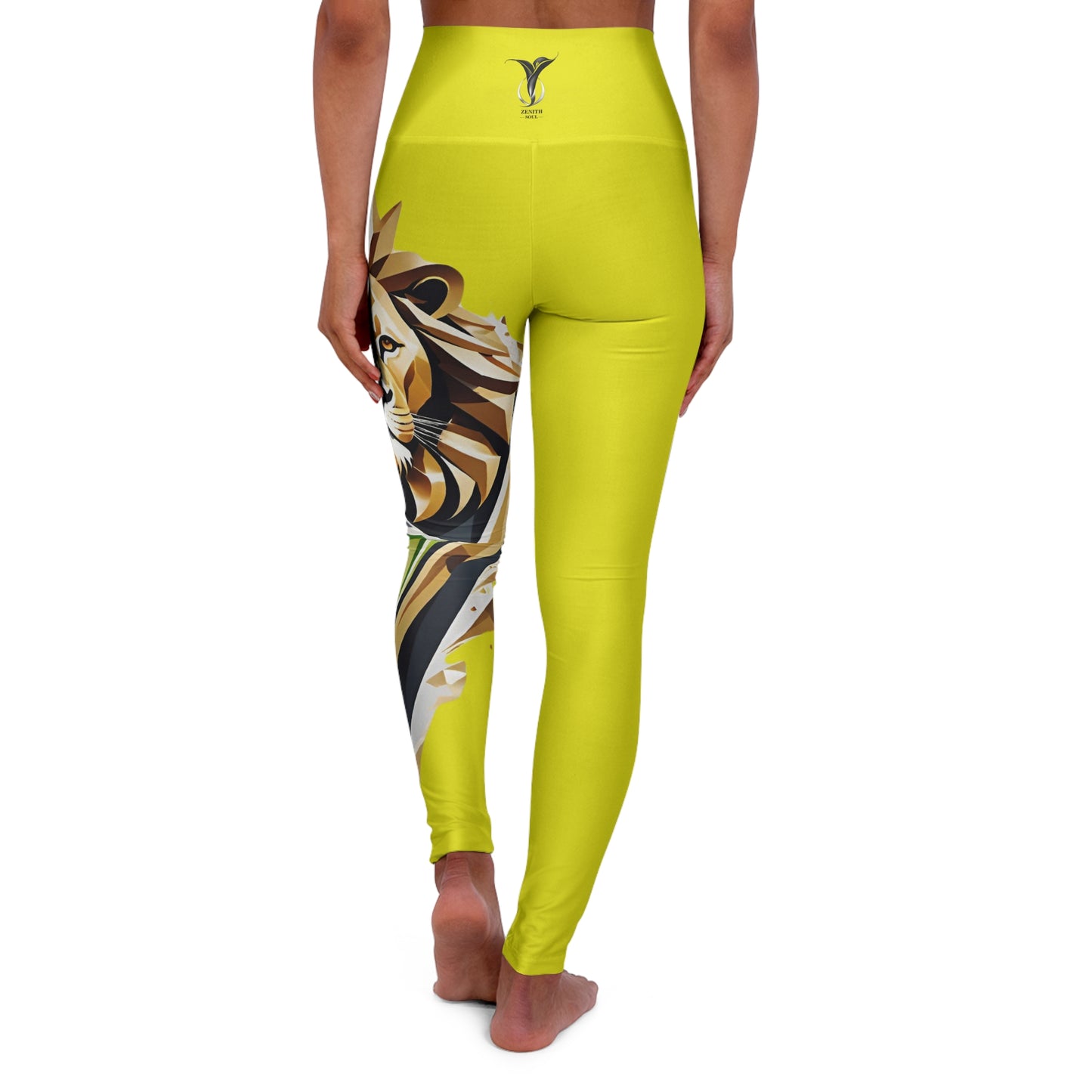 Leo Peridot High Waisted Yoga Leggings (AOP)