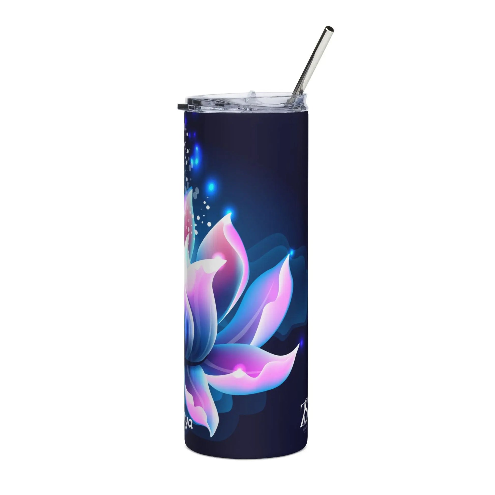Customized Bloom & Flow Lotus Stainless Steel Tumbler, 20oz 