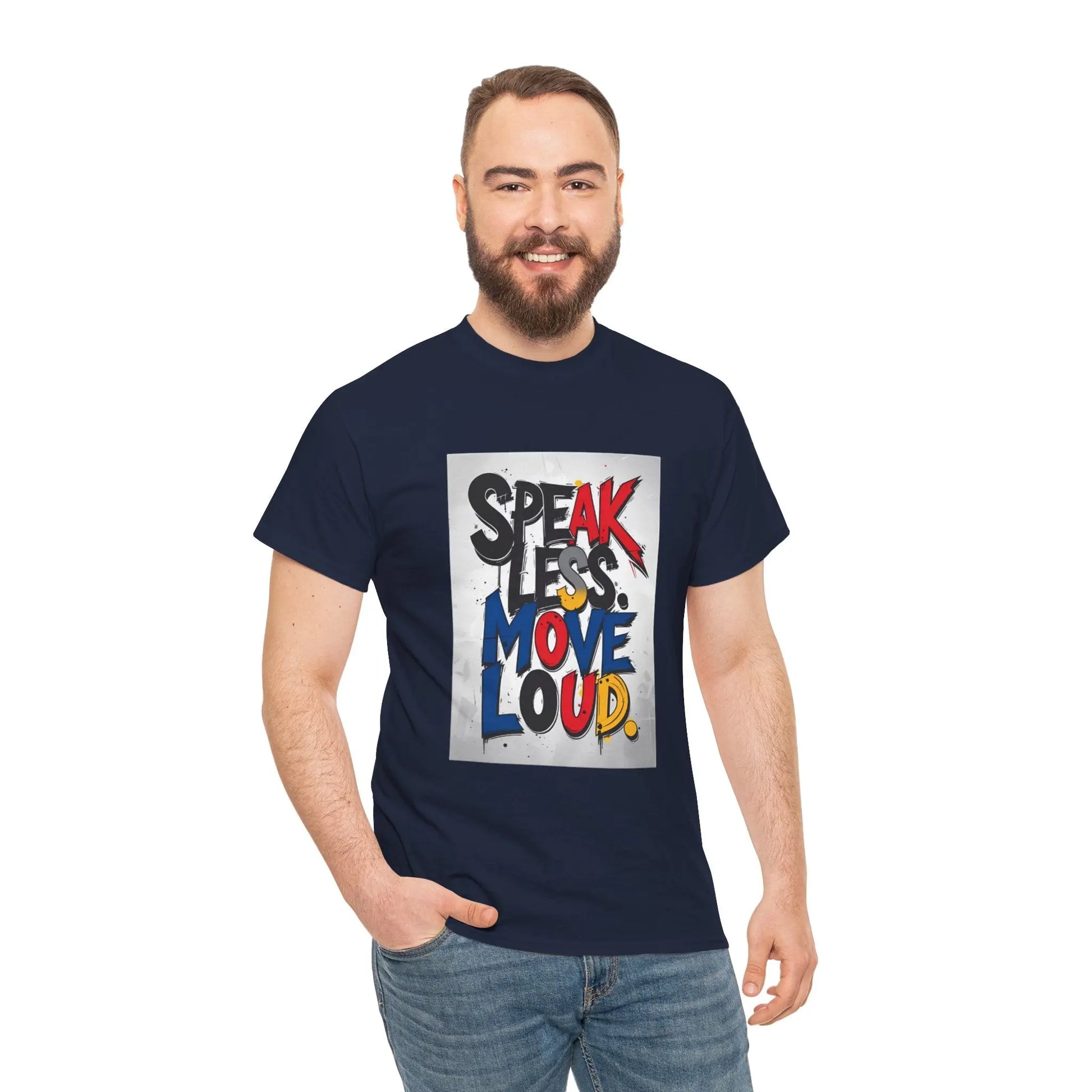 Speak Less - Heavy Cotton Tee Printify