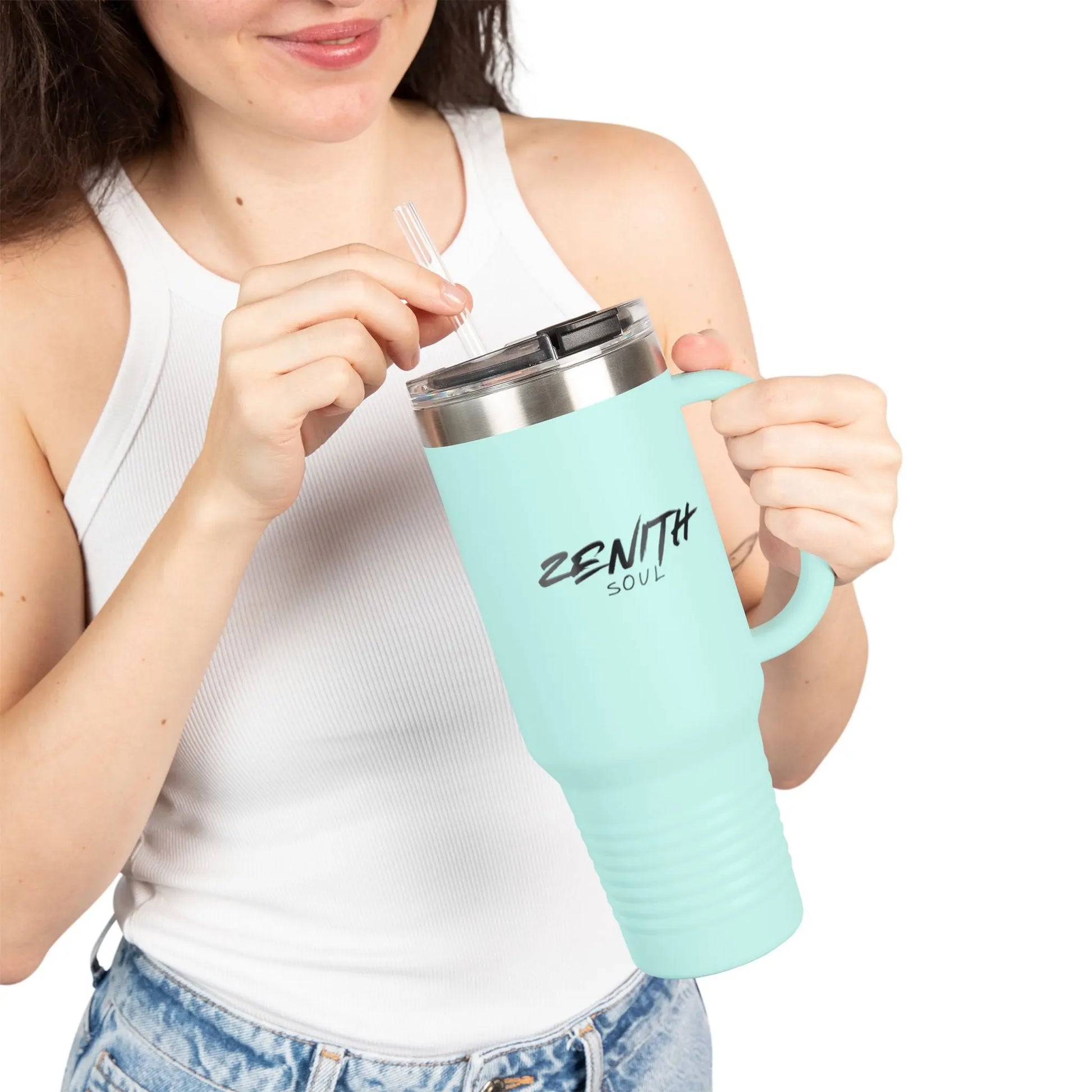 Zenith Soul Insulated Travel Mug, 40oz Printify